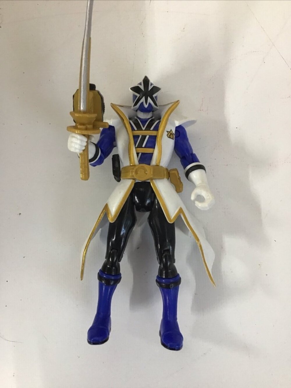 MMPR Power Rangers 4.5" SUPER SAMURAI BLUE RANGER Action Figure